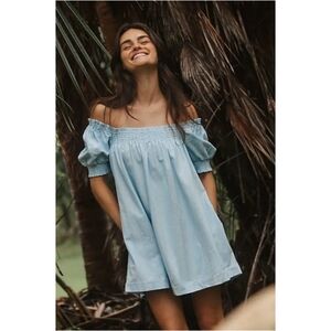 Free People Mila Mini Dress Dewshine Nwot